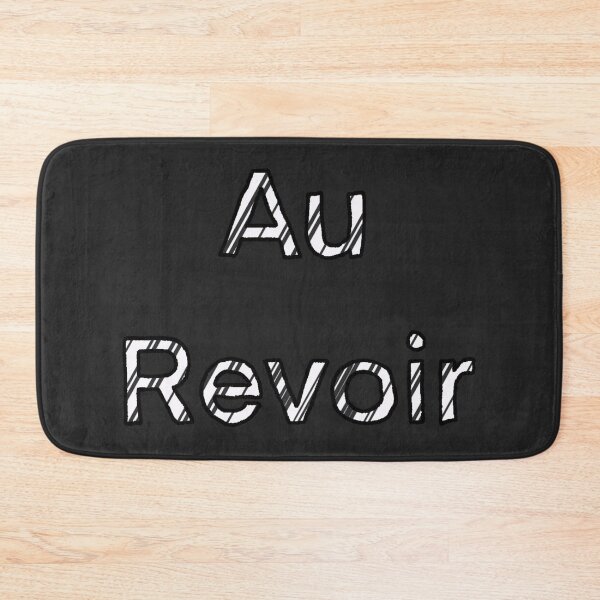 Item preview, Goodbye in French(Au Revoir) designed and sold by Usagicollection.