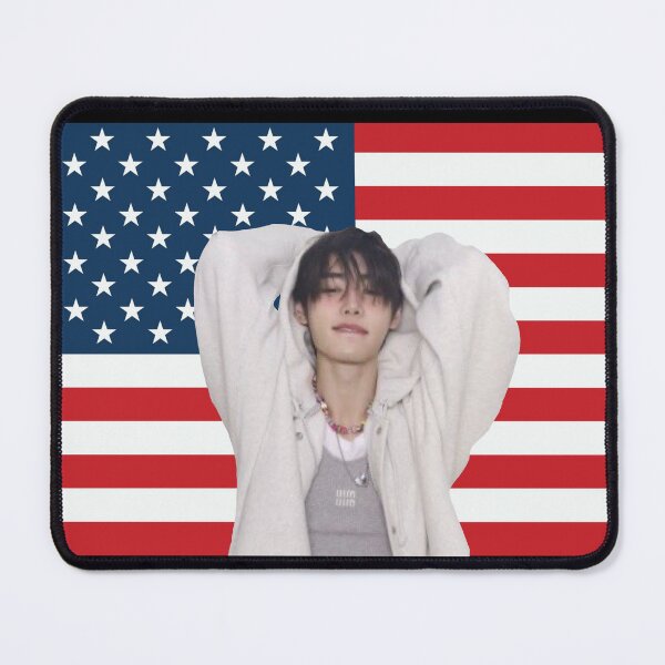 Item preview, park sunghoon u.s american flag designed and sold by maries-shopz.