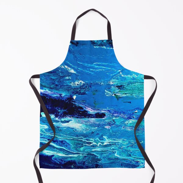 Item preview, Acrylic Pour -Azure Abyss designed and sold by Highlandkings.