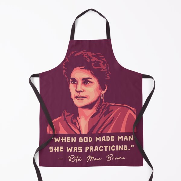 Item preview, Rita Mae Brown Portrait and Quote designed and sold by Unhinged Heather.