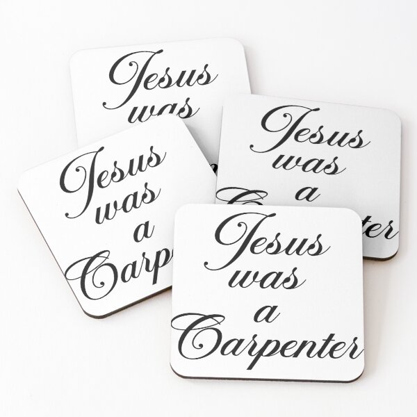 Item preview, Jesus Was A Carpenter designed and sold by OddPopnyc.