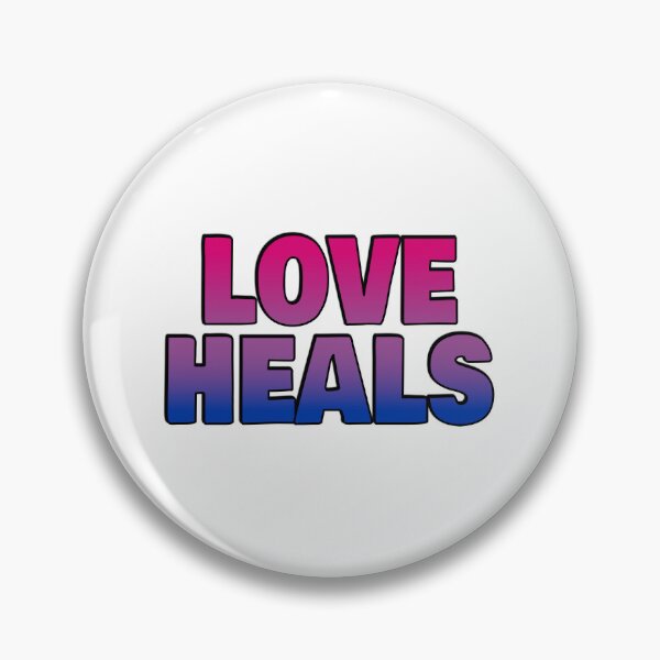 Item preview, Bi Pride - Love heals designed and sold by Inspirationmotivation.