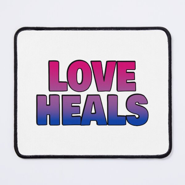 Item preview, Bi Pride - Love heals designed and sold by Inspirationmotivation.