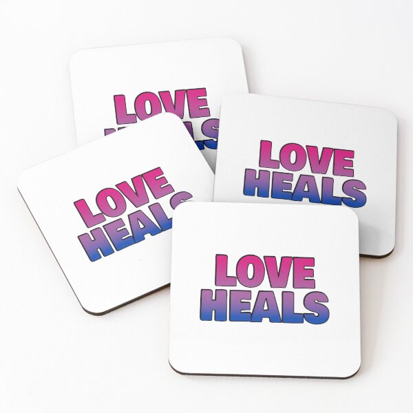 Item preview, Bi Pride - Love heals designed and sold by Inspirationmotivation.