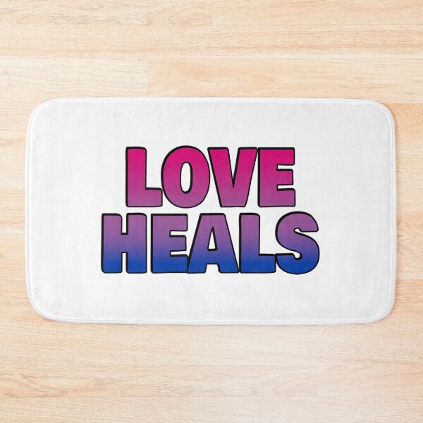 Item preview, Bi Pride - Love heals designed and sold by Inspirationmotivation.