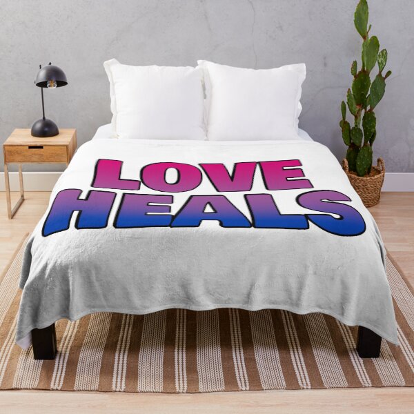 Item preview, Bi Pride - Love heals designed and sold by Inspirationmotivation.