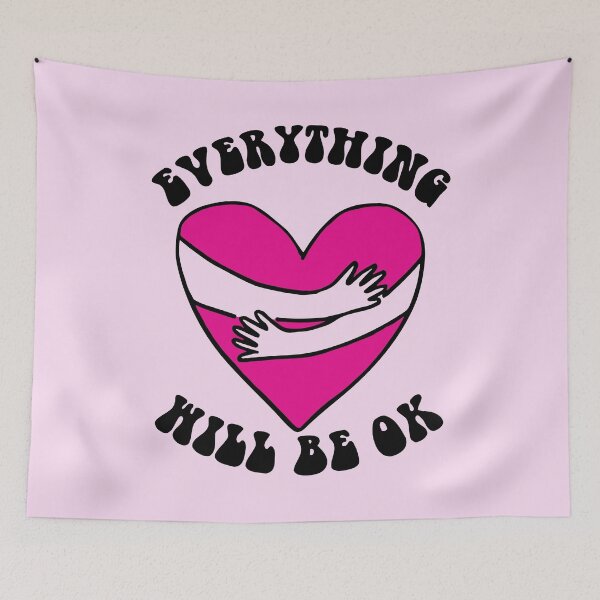 Item preview, Everything is going to be OK positive quote design designed and sold by bolimj.