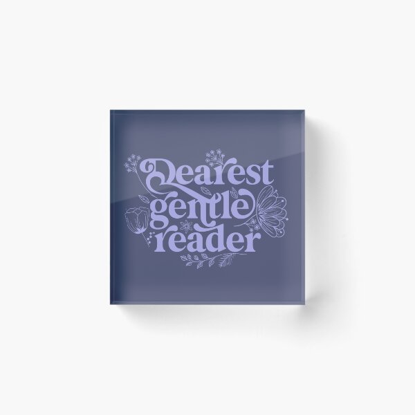 Item preview, Dearest Gentle Reader Bridgerton designed and sold by BookWishEra.