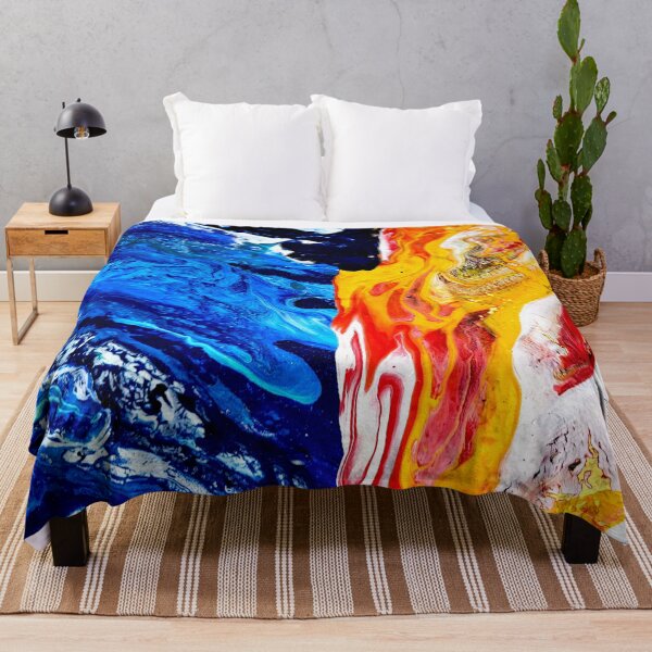 Item preview, Acrylic Pour - Elemental Clash designed and sold by Highlandkings.