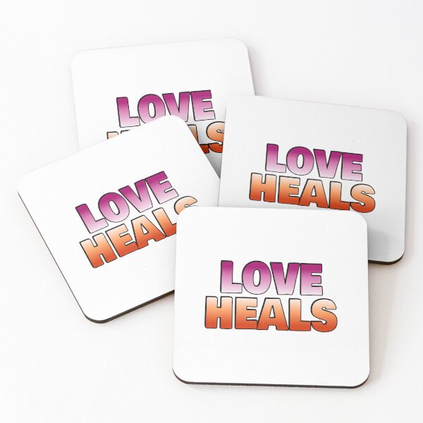 Item preview, Love Heals - Lesbian Flag Colors designed and sold by Inspirationmotivation.