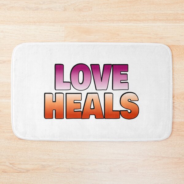 Item preview, Love Heals - Lesbian Flag Colors designed and sold by Inspirationmotivation.
