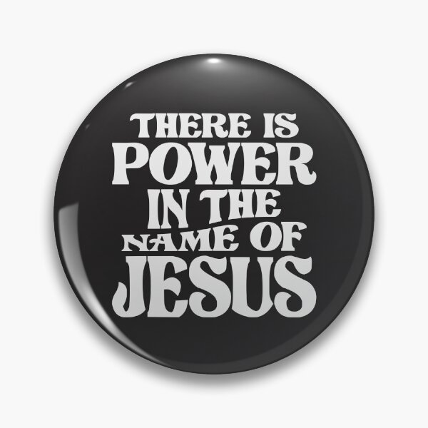 Item preview, Power in Jesus Name Christian Quote designed and sold by cidolopez.