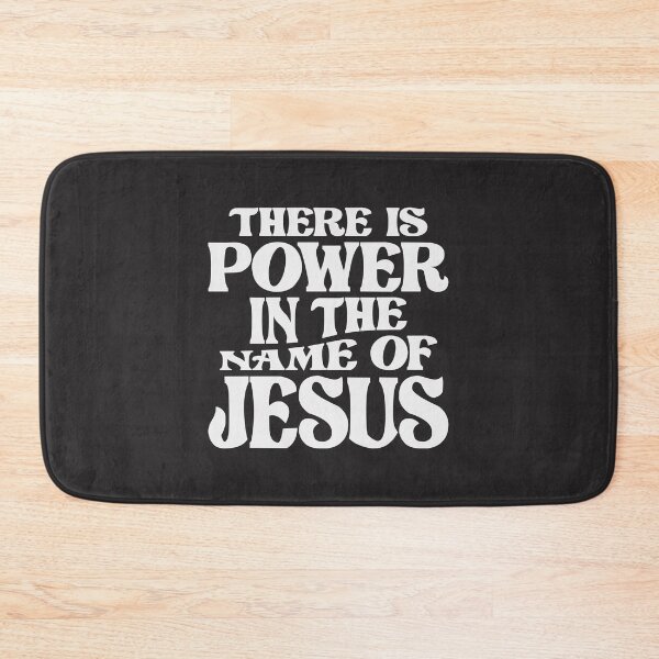 Item preview, Power in Jesus Name Christian Quote designed and sold by cidolopez.