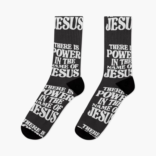 Item preview, Power in Jesus Name Christian Quote designed and sold by cidolopez.