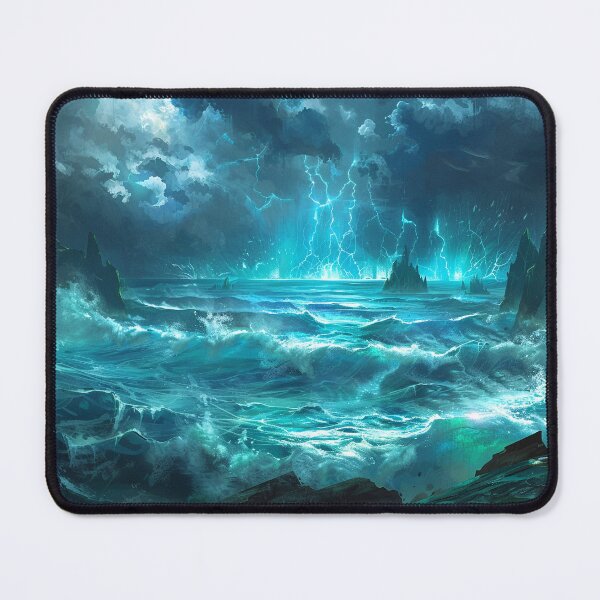 Item preview, Dark Fantasy Landscape - Raging Seas designed and sold by Lumaria Designs.