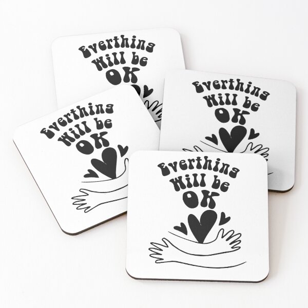 Item preview, Everything is going to be OK positive quote design designed and sold by bolimj.