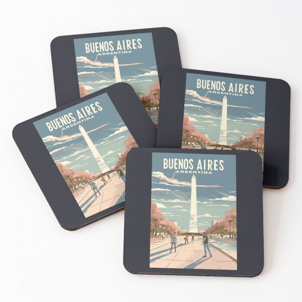 Item preview, A Vintage Travel Art of Buenos Aires - Argentina  designed and sold by GoodOldVintage.