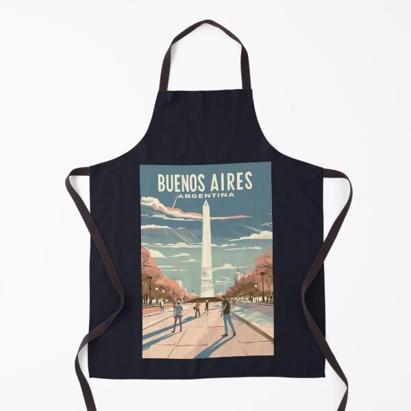 Item preview, A Vintage Travel Art of Buenos Aires - Argentina  designed and sold by GoodOldVintage.