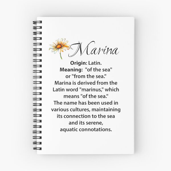 Item preview, Name meaning Marina designed and sold by OCNau.