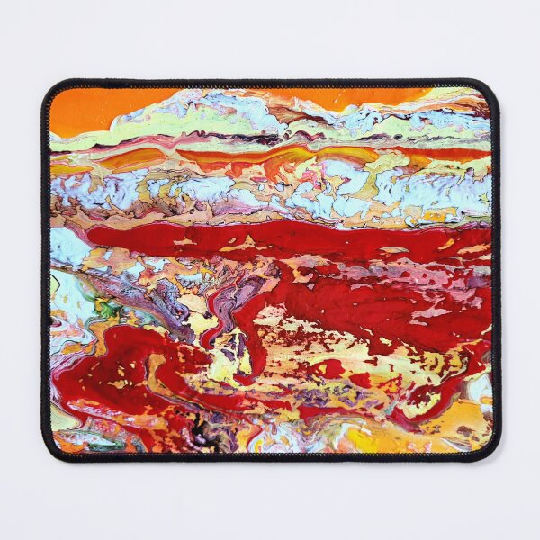 Item preview, Acrylic Pour - Outback in flames designed and sold by Highlandkings.