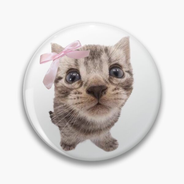 Item preview, cat with pink bow coquette designed and sold by nico art.