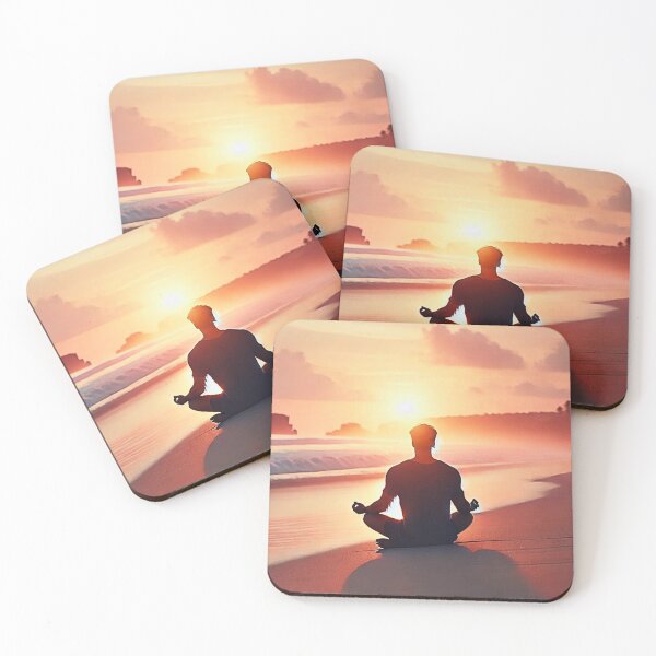Item preview, Sunrise Meditation on the Beach designed and sold by Marinaso.