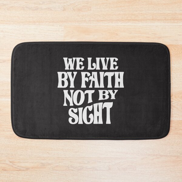 Item preview, Live by Faith Inspirational Christian Quote designed and sold by cidolopez.