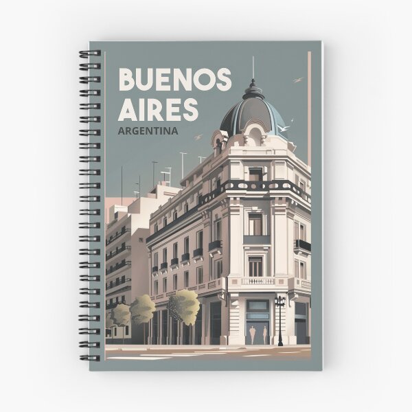 Item preview, A Vintage Travel Art of Buenos Aires - Argentina  designed and sold by GoodOldVintage.