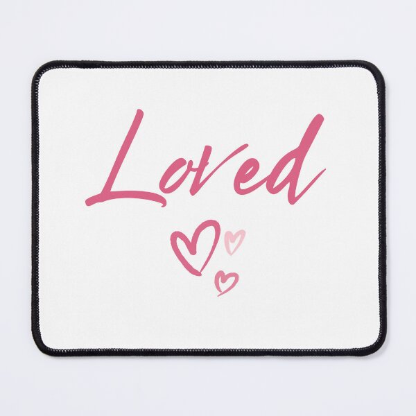 Item preview, Loved With Beautiful Pink Hearts designed and sold by aheartforgod.