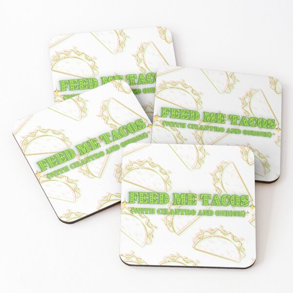 Item preview, Feed Me Tacos (with Cilantro and Onions) designed and sold by SRKHDesigns.