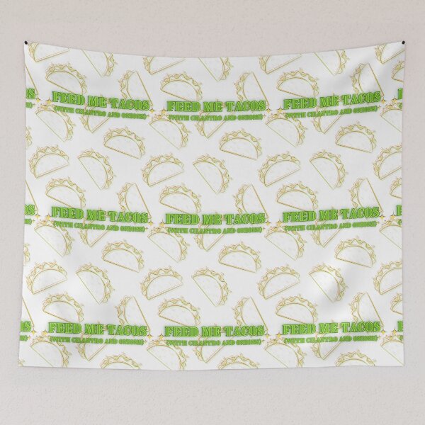 Item preview, Feed Me Tacos (with Cilantro and Onions) designed and sold by SRKHDesigns.