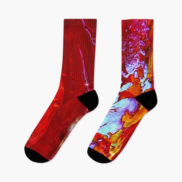 Item preview, Acrylic Pour - Flame Symphony designed and sold by Highlandkings.