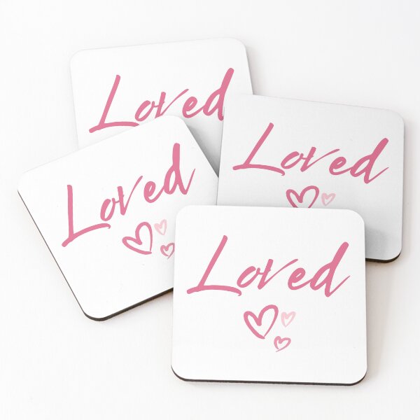 Item preview, Loved With Beautiful Pink Hearts designed and sold by aheartforgod.