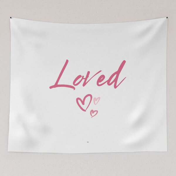 Item preview, Loved With Beautiful Pink Hearts designed and sold by aheartforgod.