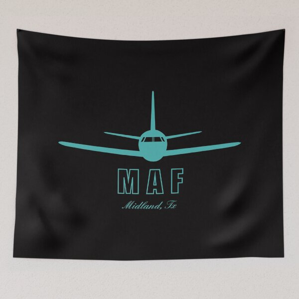 Item preview, MAF Midland Texas TX Airport Code designed and sold by Lartheviking.