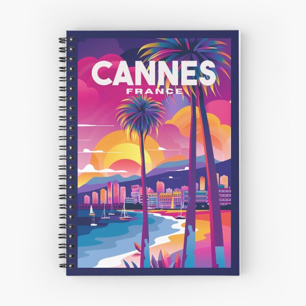 Item preview, An Illustration of Cannes - France designed and sold by GoodOldVintage.