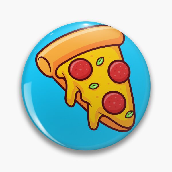 Item preview, Slice of Pizza Melted Floating Cartoon Vector Icon - Tasty and Fun Food Illustration designed and sold by hjian8219.