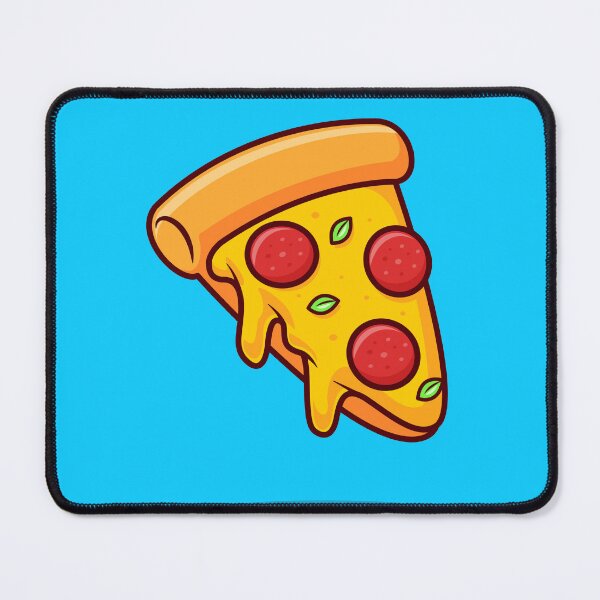 Item preview, Slice of Pizza Melted Floating Cartoon Vector Icon - Tasty and Fun Food Illustration designed and sold by hjian8219.