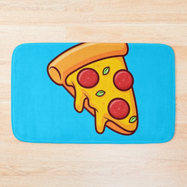 Item preview, Slice of Pizza Melted Floating Cartoon Vector Icon - Tasty and Fun Food Illustration designed and sold by hjian8219.