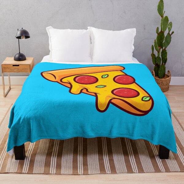 Item preview, Slice of Pizza Melted Floating Cartoon Vector Icon - Tasty and Fun Food Illustration designed and sold by hjian8219.