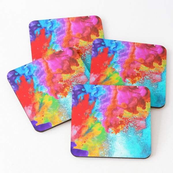 Item preview, Abstract colorful design blue pink green  designed and sold by Bojana92.