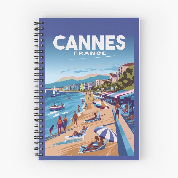 Item preview, An Illustration of Cannes - France designed and sold by GoodOldVintage.