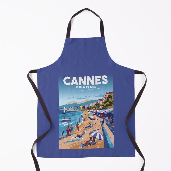 Item preview, An Illustration of Cannes - France designed and sold by GoodOldVintage.