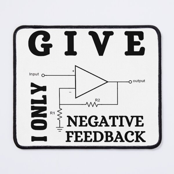 Item preview, I Only Give Negative Feedback designed and sold by GoverArt.