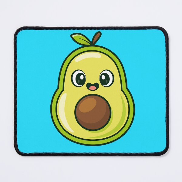 Item preview, Cute Happy Avocado Cartoon Vector Icon - Delightful Fruit Illustration designed and sold by hjian8219.