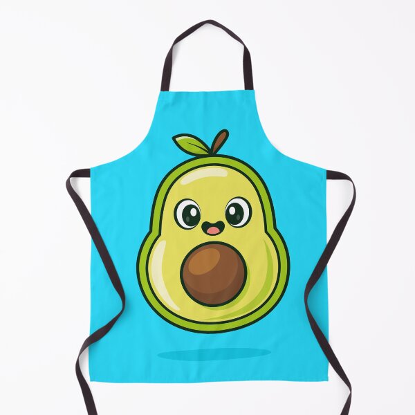 Item preview, Cute Happy Avocado Cartoon Vector Icon - Delightful Fruit Illustration designed and sold by hjian8219.
