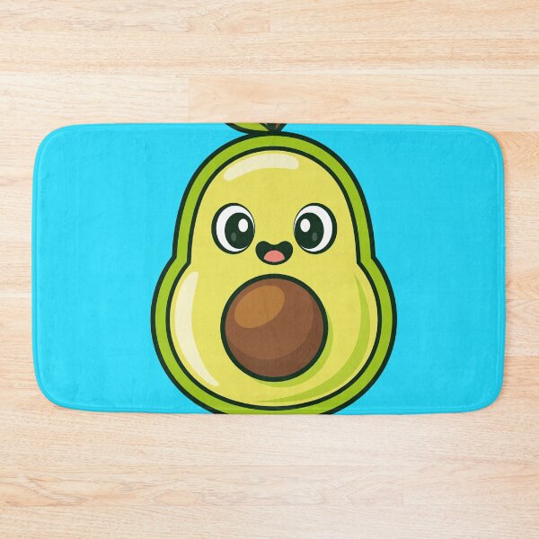 Item preview, Cute Happy Avocado Cartoon Vector Icon - Delightful Fruit Illustration designed and sold by hjian8219.
