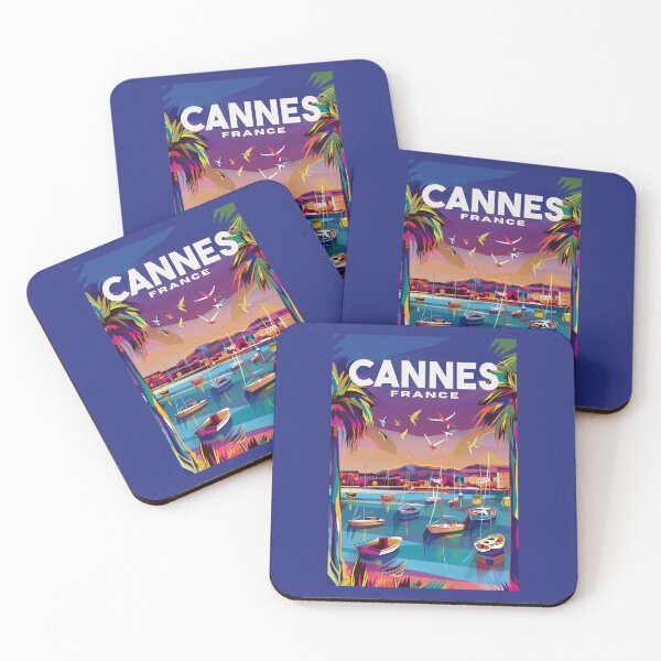 Item preview, An Illustration of Cannes - France designed and sold by GoodOldVintage.
