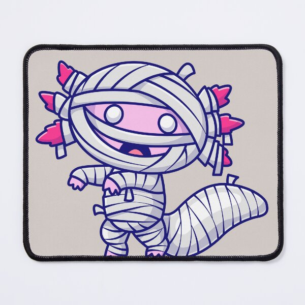 Item preview, Cute Axolotl Mummy Cartoon Vector Icon - Adorable and Spooky Animal Halloween Illustration designed and sold by hjian8219.
