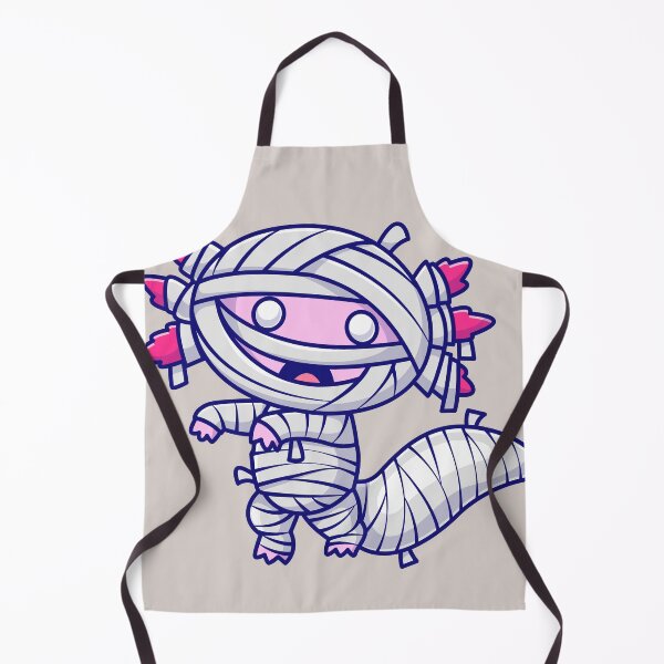 Item preview, Cute Axolotl Mummy Cartoon Vector Icon - Adorable and Spooky Animal Halloween Illustration designed and sold by hjian8219.